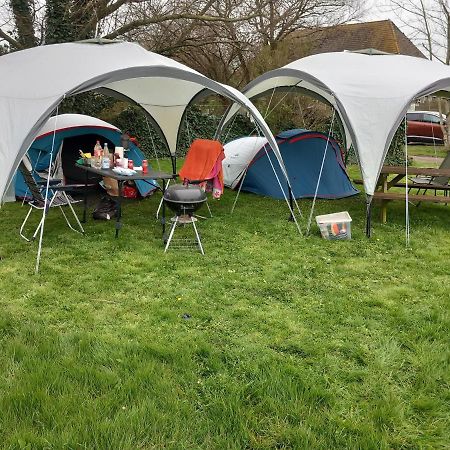 Basic 2P Tent Sotterum Hotell Kornwerd Exteriör bild