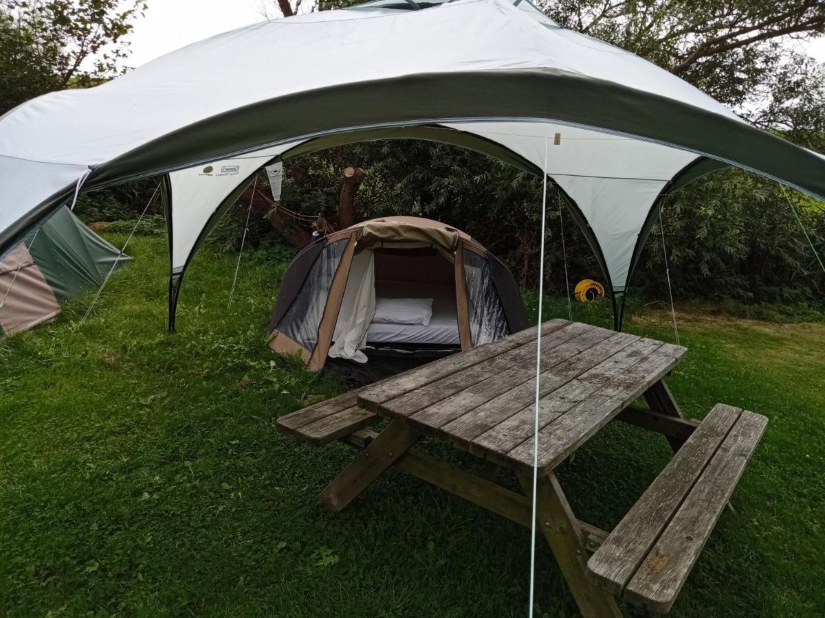 Basic 2P Tent Sotterum Hotell Kornwerd Exteriör bild