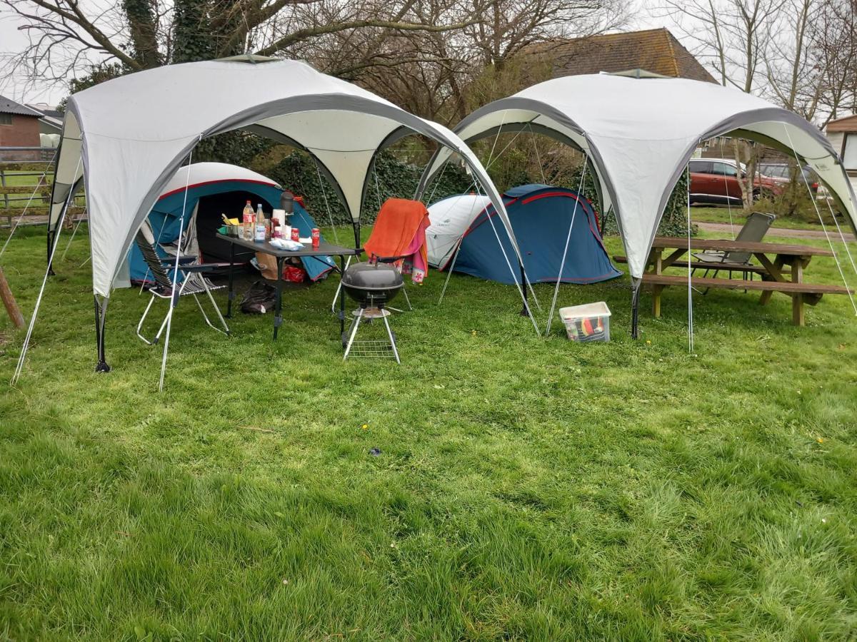 Basic 2P Tent Sotterum Hotell Kornwerd Exteriör bild